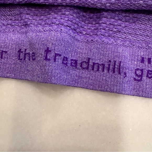 Lululemon Womens Sz 6 Swiftly Tech Purple Racerback Athletic Tank Top - Picture 5 of 9